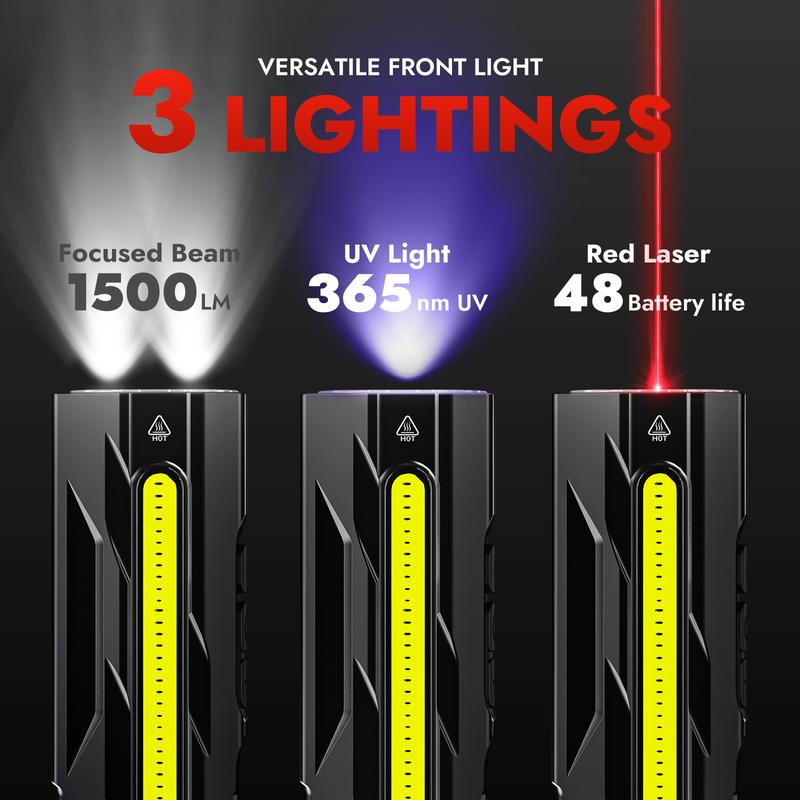 Magnetisk multifunktionell LED-ficklampa