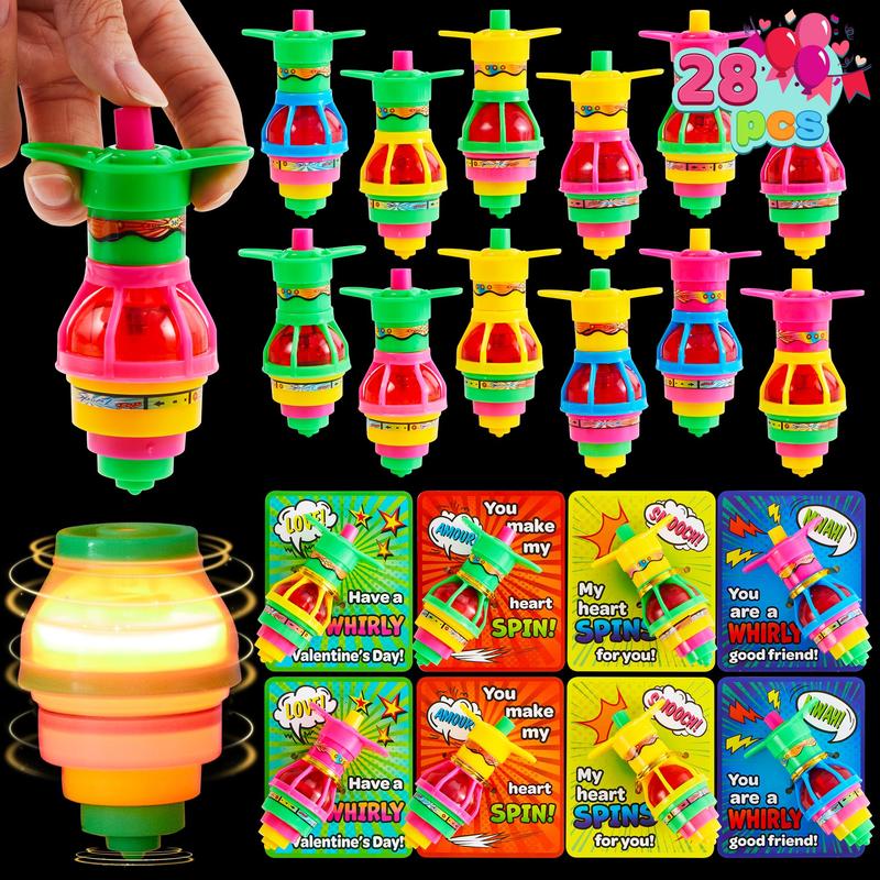 Lysande snurrande UFO-gyroskop med LED-belysning