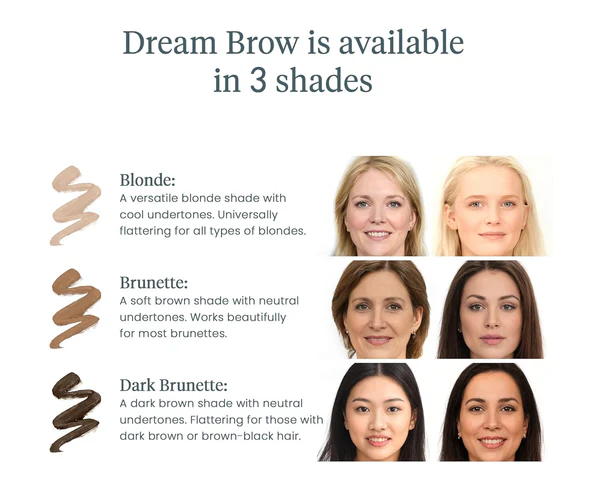 💜SISTA DAGEN – KÖP 1, FÅ 1 GRATIS!!💜 Wonderskin WONDER BLADING Dream Brow Gel Serum – Vattentålig, volymgivande, byggbar färg och vårdande serum för fylligare och friskare ögonbryn