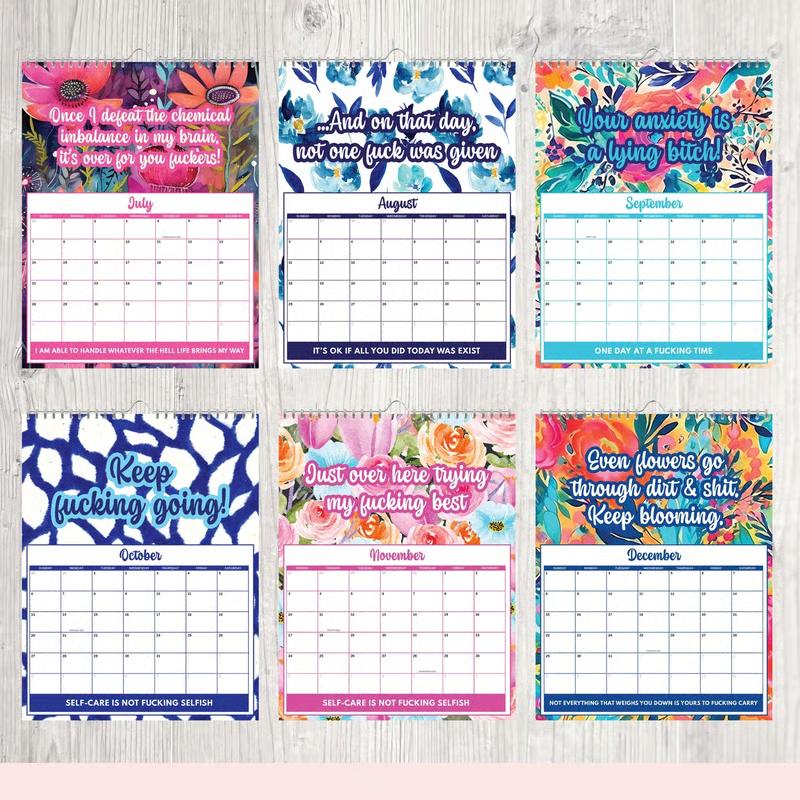 ✨2026 Sweary Mental Health Calendar