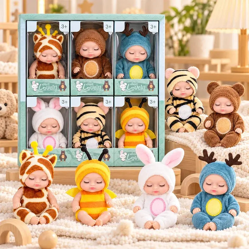 💕POPULÄR REA 50 % RABATT🧸Mini Reborn-babydockor – verklighetstrogna realistiska babydockor👼🎁