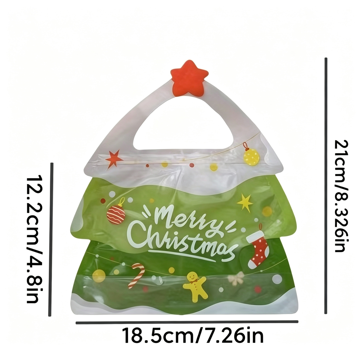 💖 SISTA DAGEN – 50 % RABATT! 🎁 Självförslutande julpåsar med tomte- & snögubbemotiv 🎅⛄
