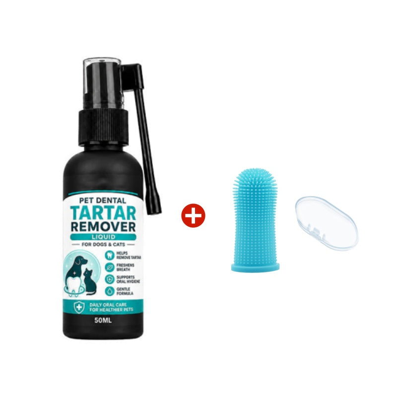 Skonsam tandrengöringsspray för husdjur