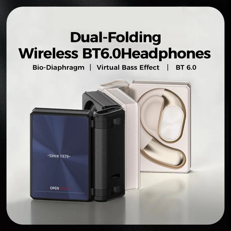 🎧 BEGRÄNSAD TID – 50 % RABATT! 💥 Trådlösa brusreducerande Bluetooth 6.0-öronsnäckor – 145 timmars batteritid, IPX5-vattentåliga, för sport ✨