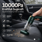 🚗 50 % RABATT NU! 🔋 Kraftfull sladdlös bildammsugare – kompakt och lätt med 10 000 Pa sugkraft 🧹