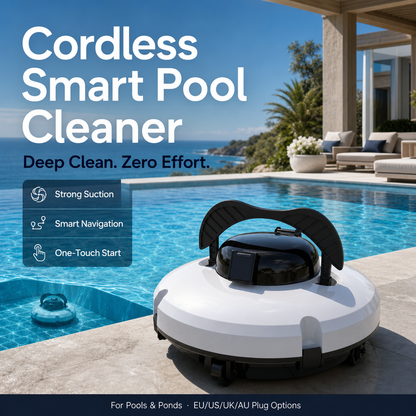 Sladdlös robotisk poolrengörare