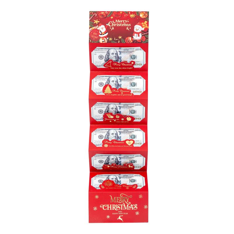 🎁🎄Julförsäljning - KÖP 2 FÅ 1 GRATIS⭐Julkassakuvert med penningklämma