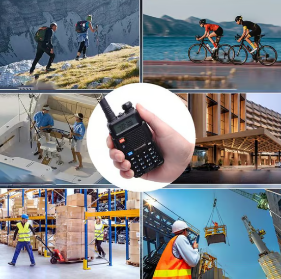 📡 UV-5R Hamradio Långdistans UV5R Two-Way Radio Dualband Walkie-Talkie
