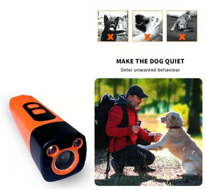Professionell ljudsignal för hundträning Hundskrämmare med LED-ficklampa