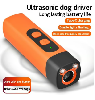 Professionell ljudsignal för hundträning Hundskrämmare med LED-ficklampa
