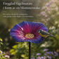 Färgglad fågelmatare i form av en blomsterstake