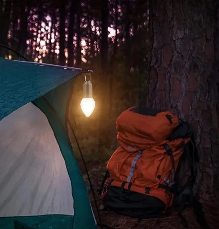 ⏳Begränsad tid – 50% rabatt⏰Utomhuscamping Hängande Typ-C Laddning Retro Glödlampa Belysning Dekoration