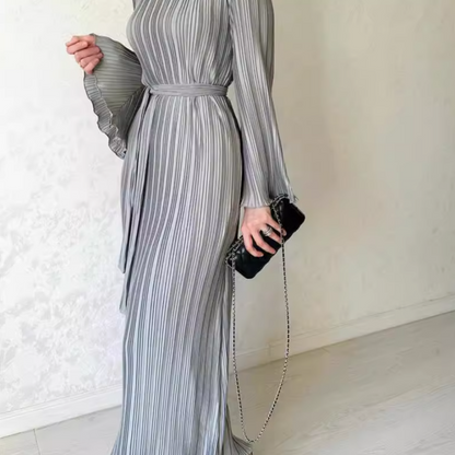 💕 Ny elegant klänning med utsvängda ärmar – tidlös & smickrande!
