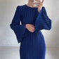 💕 Ny elegant klänning med utsvängda ärmar – tidlös & smickrande!