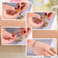 💍Vikbart upprullningsbart ringarmband🎁 Gratis vacker ringbox✨