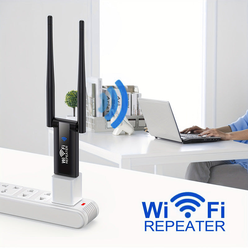 📶 USB WiFi-signalbooster – upp till 300 Mbps på 2,4 GHz 🏠🚀