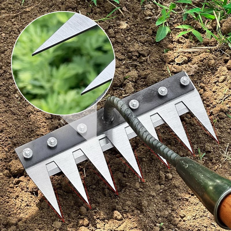 🌿 50% RABATT! 🧤 5/6/7/8 Ogräskratta med Trädgårdständer i Kolstål – Slitstark, Ergonomiskt Handtag & Effektiv Ogräsrensning 🌱