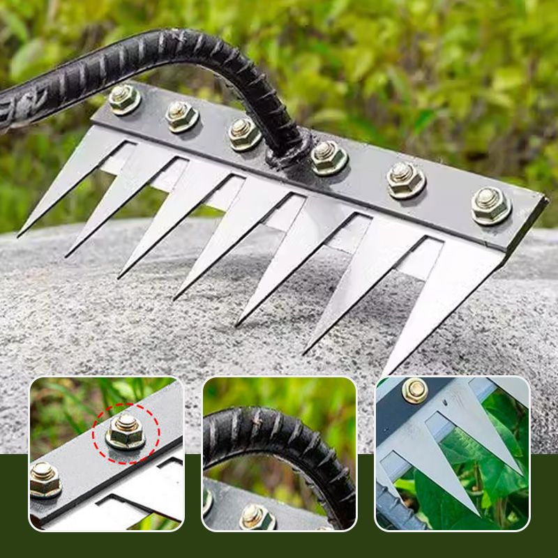 🌿 50% RABATT! 🧤 5/6/7/8 Ogräskratta med Trädgårdständer i Kolstål – Slitstark, Ergonomiskt Handtag & Effektiv Ogräsrensning 🌱