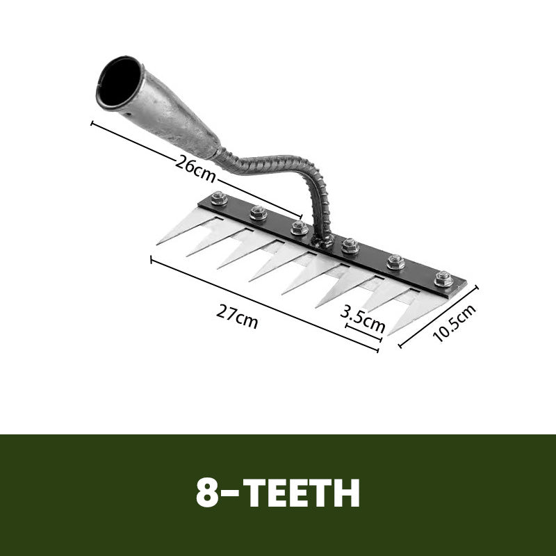 🌿 50% RABATT! 🧤 5/6/7/8 Ogräskratta med Trädgårdständer i Kolstål – Slitstark, Ergonomiskt Handtag & Effektiv Ogräsrensning 🌱