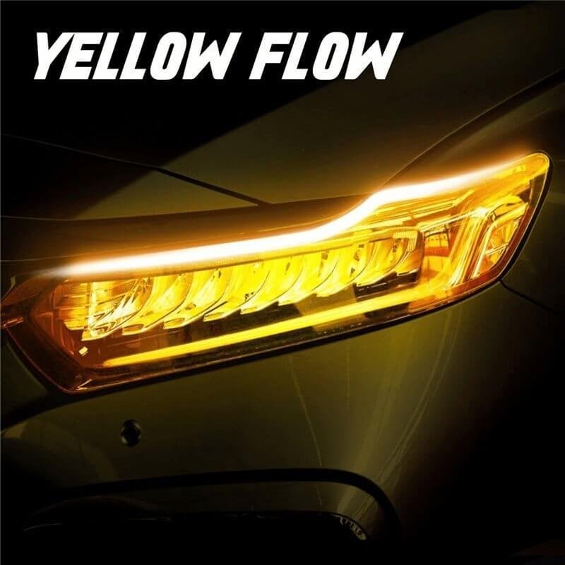 ⏳Tidsbegränsad 50% rabatt⏰ Flexibla LED-flödesblinkers för bil (2 st) 🚗💡