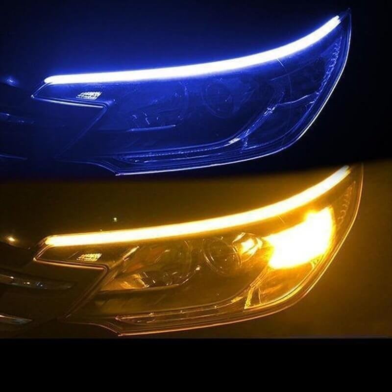 ⏳Tidsbegränsad 50% rabatt⏰ Flexibla LED-flödesblinkers för bil (2 st) 🚗💡