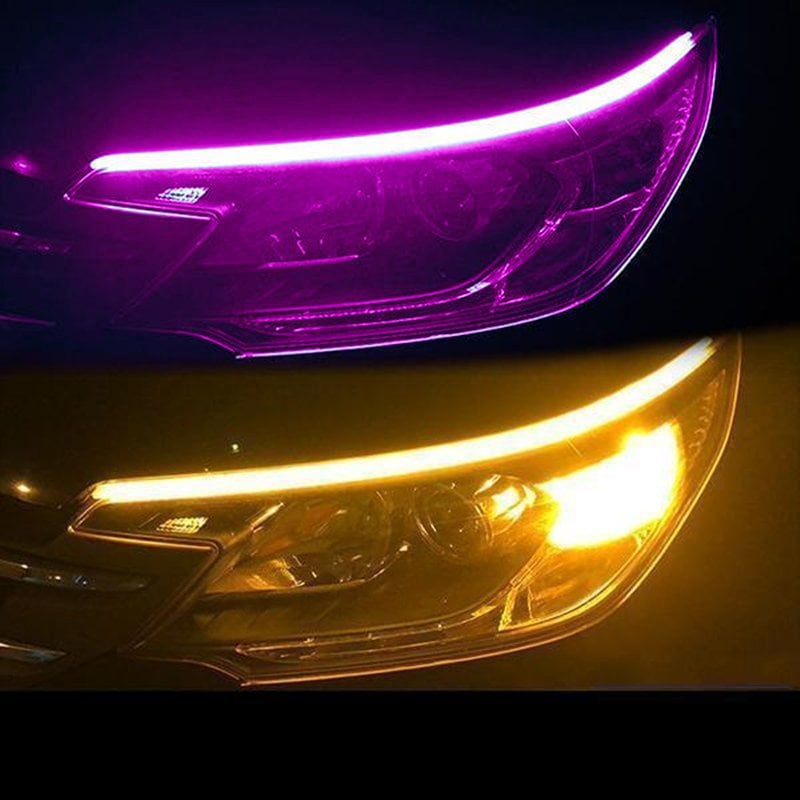 ⏳Tidsbegränsad 50% rabatt⏰ Flexibla LED-flödesblinkers för bil (2 st) 🚗💡