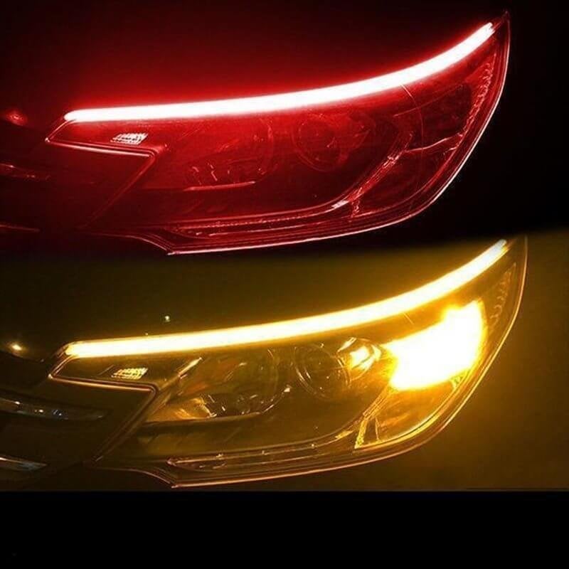 ⏳Tidsbegränsad 50% rabatt⏰ Flexibla LED-flödesblinkers för bil (2 st) 🚗💡