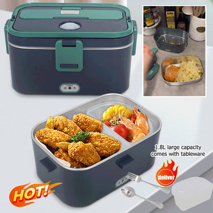 🔥 50 % RABATT! 🍱 Bärbar elektrisk lunchbox med uppvärmning