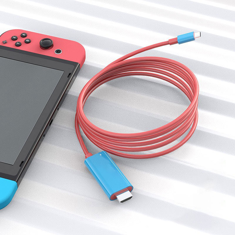 🔥REA🔥USB-C till HDMI-adapterkabel för Switch