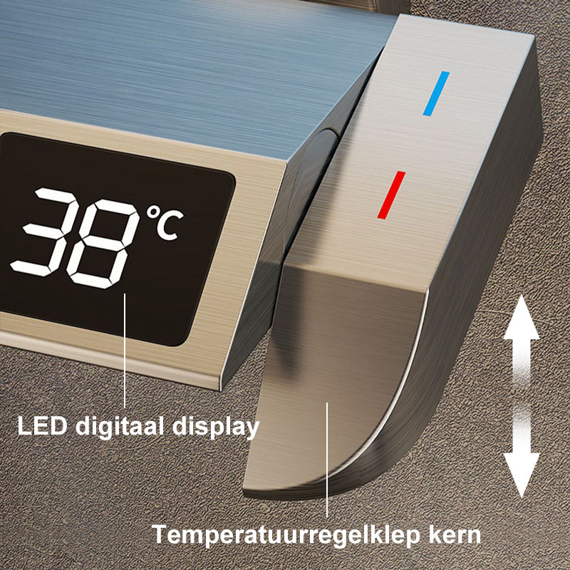 🔥 Halvårsutförsäljning – 60 % rabatt! 🚿 Smart Booster termostat-duschset med digital display
