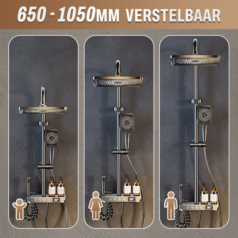 🔥 Halvårsutförsäljning – 60 % rabatt! 🚿 Smart Booster termostat-duschset med digital display