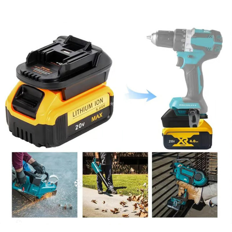 Litiumbatteriadapter för 18V batteriverktyg