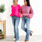 🎁Rabattkampanj: 50 % rabatt👖Jeans med medelhög midja, knäppning och utsvängda be