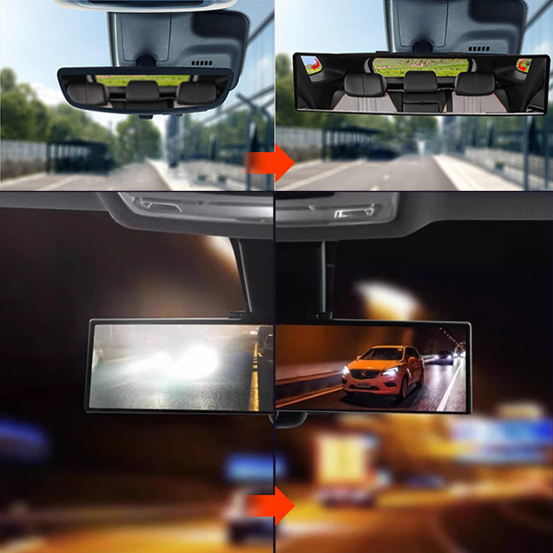🚗 50% RABATT NU!👀 Bred Vinklad Böjd Backspegel för Bil – Vidvinkel & Minimerar Döda Vinklar – Universell Enkel Montering 🛡️