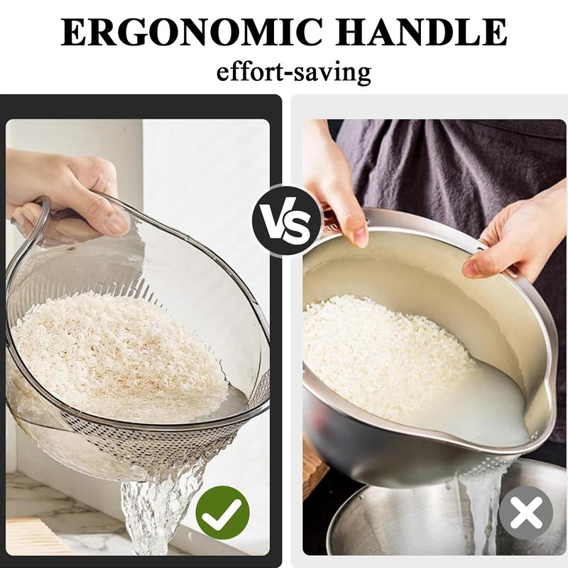 🔥50% RABATT NU!🔥 Mångsidigt Rissköljningssil med Handtag