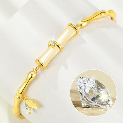 ✨Bambuarmband med kedja för kvinnor
