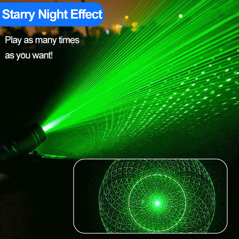 🔦 Enpunkts laserljus i rött, grönt eller lila