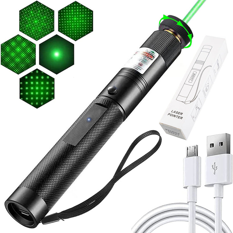 🔦 Enpunkts laserljus i rött, grönt eller lila