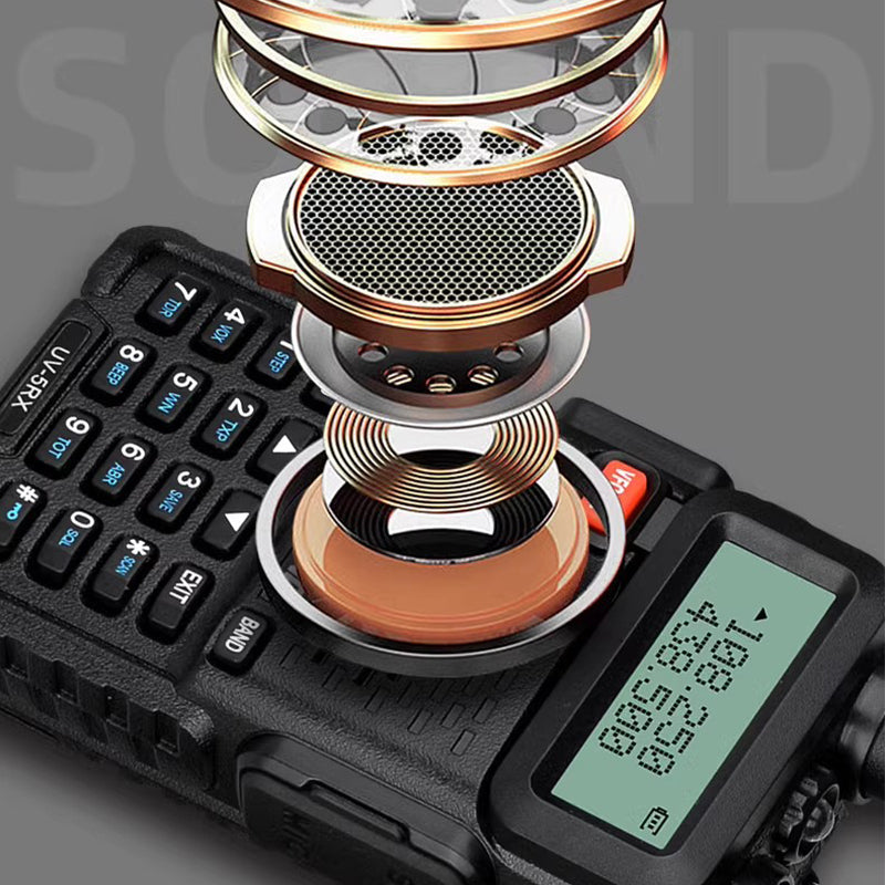 📡 UV-5R Hamradio Långdistans UV5R Two-Way Radio Dualband Walkie-Talkie