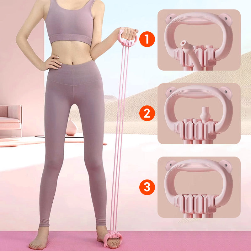 🔥Ny het försäljning❤️‍🔥 Justerbart motståndsband med handtag