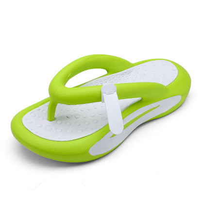 Avslappnade Flip-flops för Par med Tjock Sula och Dämpning