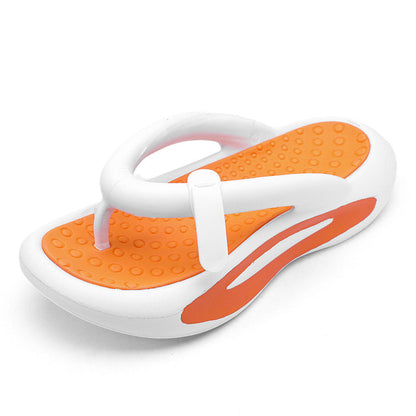 Avslappnade Flip-flops för Par med Tjock Sula och Dämpning
