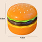 🔥2025 HOT SALE🔥3 hastigheter Hamburgerformad minifläkt med spegel