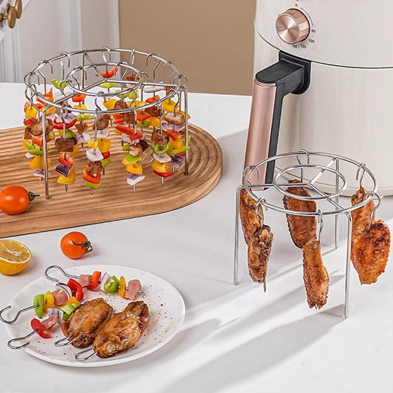 🔥 Air Fryer spettställ | 360° jämn tillagning, krispig och saftig! 🍢