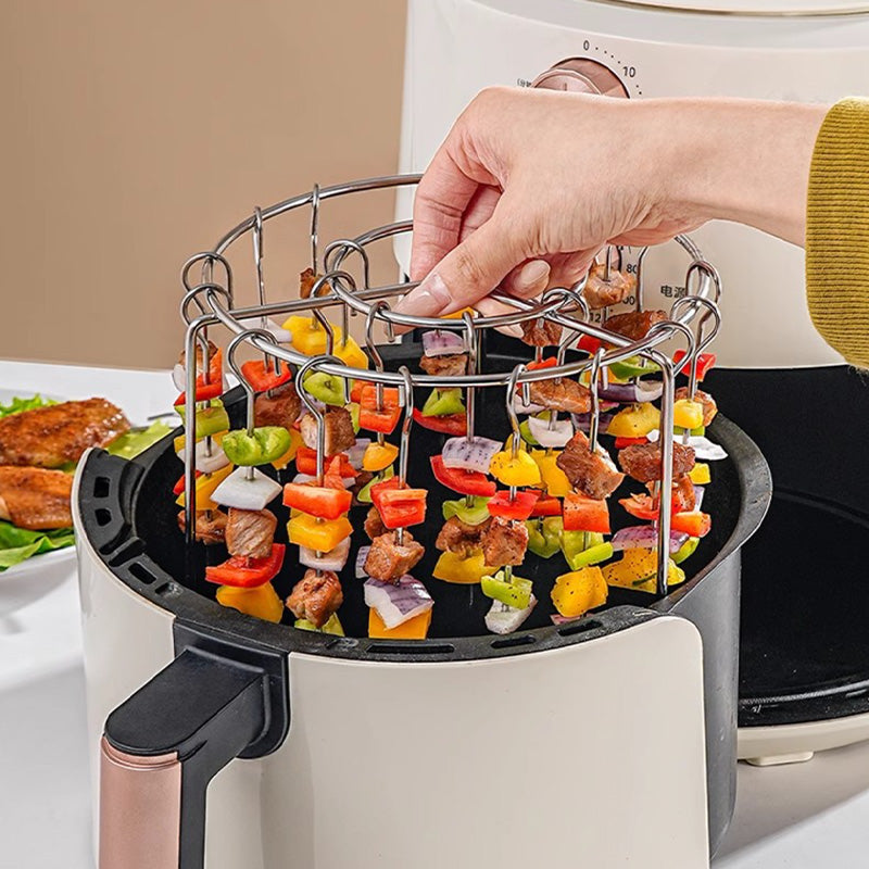 🔥 Air Fryer spettställ | 360° jämn tillagning, krispig och saftig! 🍢