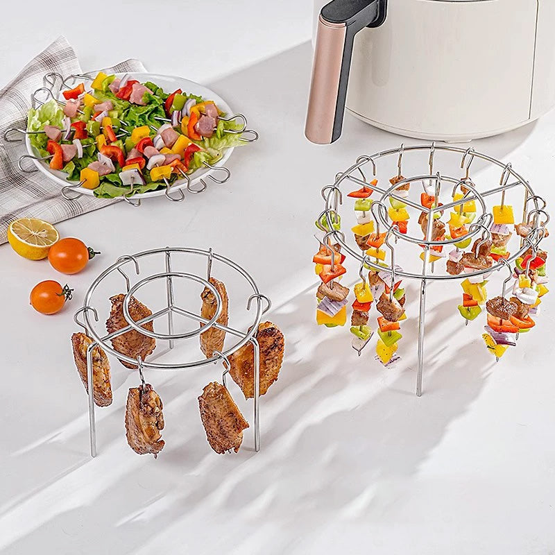 🔥 Air Fryer spettställ | 360° jämn tillagning, krispig och saftig! 🍢
