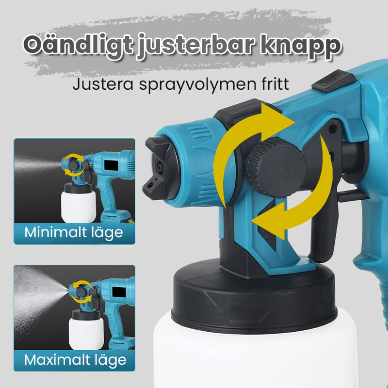 🎨 50% RABATT! 🔥 Sladdlös Elektrisk Färgspruta – 2026 Starkt Rekommenderad – Jämn Täckning, Hög Effektivitet & Lätt att Rengöra 🏠