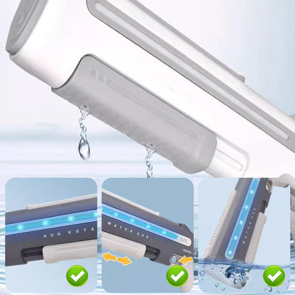 🎁 Långdistans elektrisk vattenblaster med LED för barn och vuxna