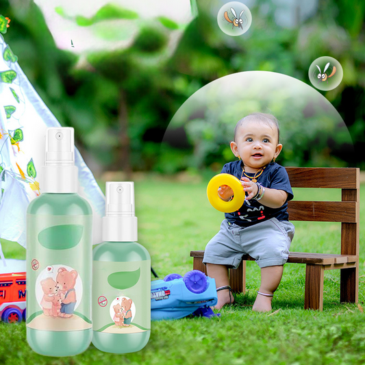 Portabel långtidsverkande myggavvisande spray