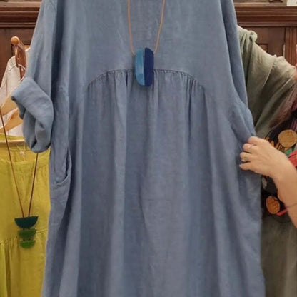 👗 【Sommarsäsong】 Unik fickklänning för kvinnor – 50 % rabatt nu! 🌸